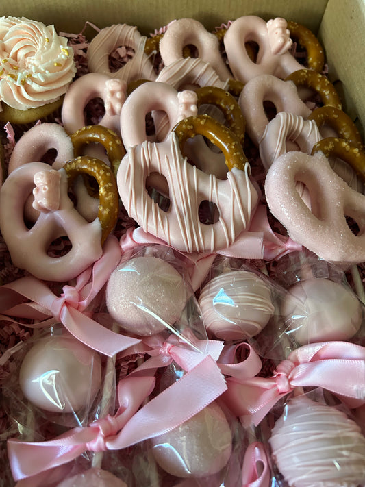 Chocolate covered pretzels